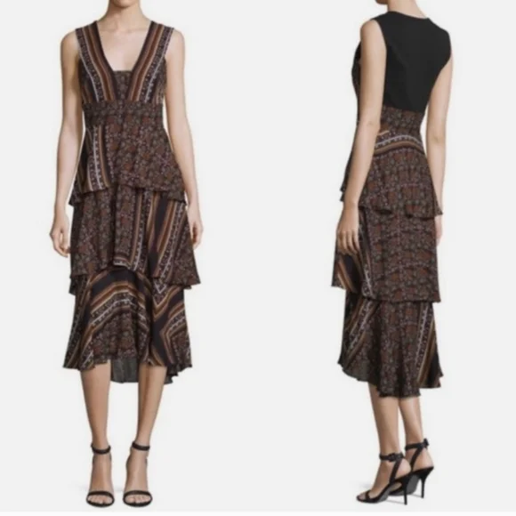 ALC silk dress - Picture 3 of 9